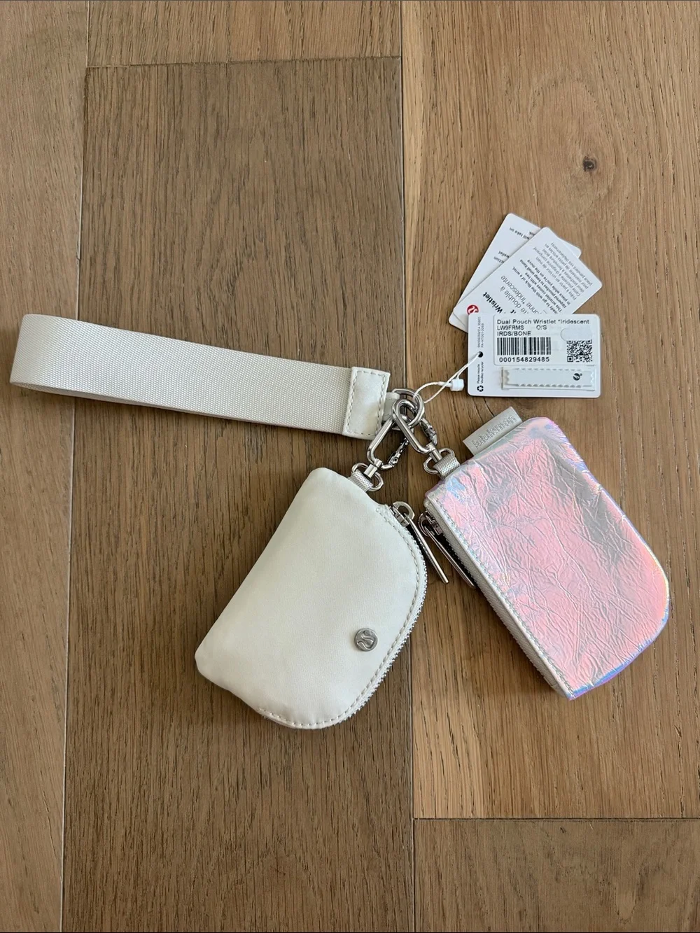 Lululemon Dual Pouch Wristlet *Iridescent *NEW